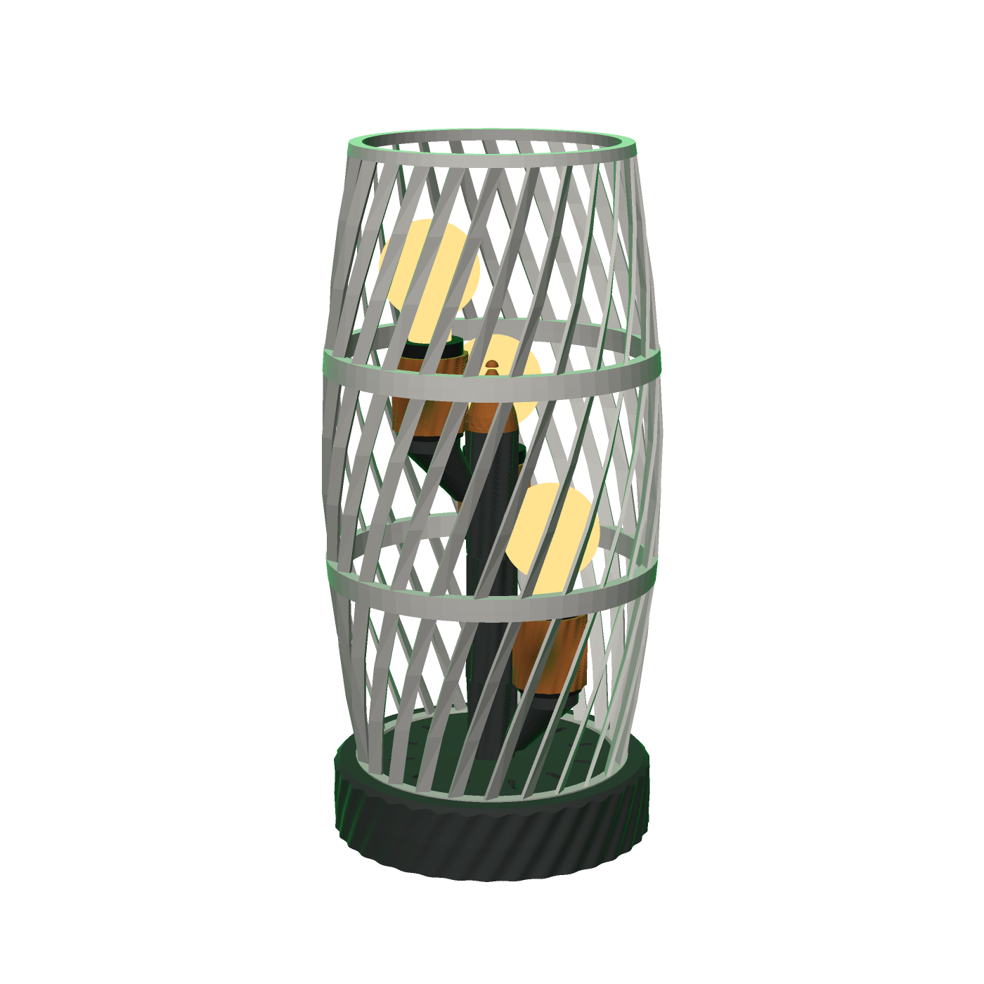 Render della lampada Lanterna