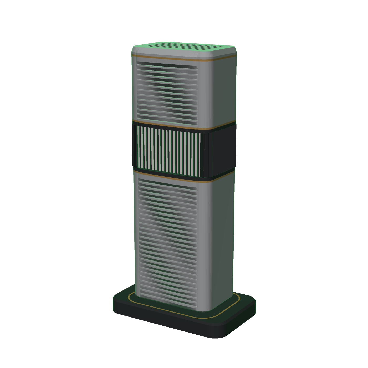 Render della lampada Monolite
